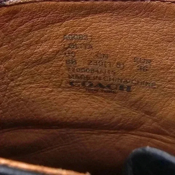 Coach Lolita Black Leather Bootie with Fringe Womens Size 6 - Picture 11 of 12